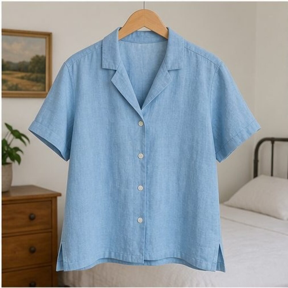 Taupe Pleated Blouse